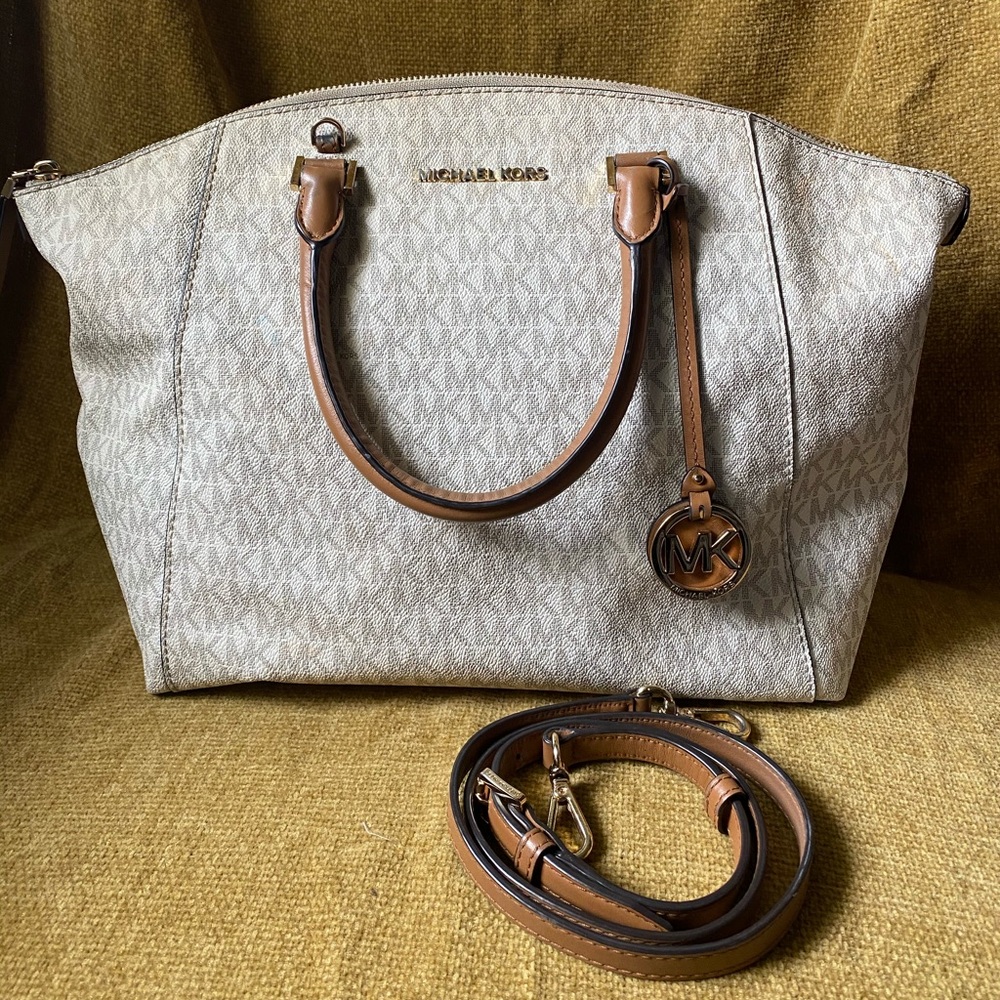 Large MK Signature Handbag